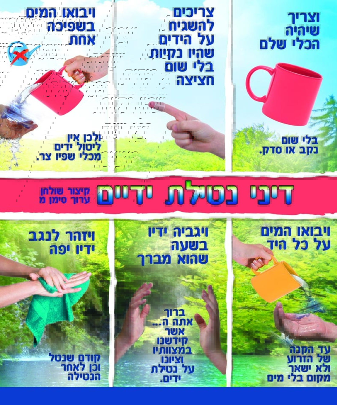 דיני נטילת ידיים 15-93