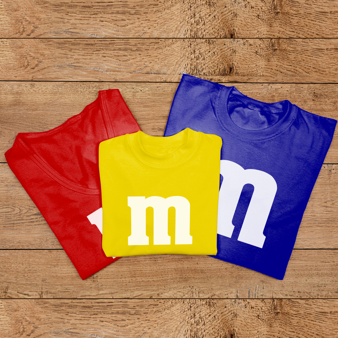 חולצוה מודפסת לפורים- m&m