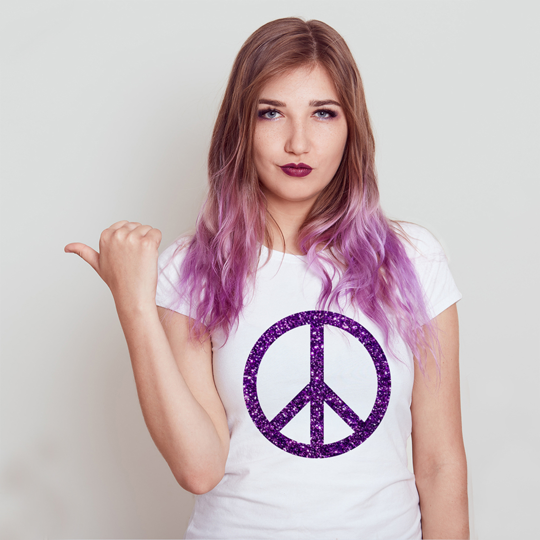 חולצוה מודפסת לפורים- peace