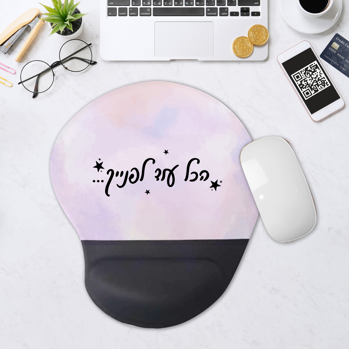 משטח עכבר ארגונומי - הכל עוד לפנייך