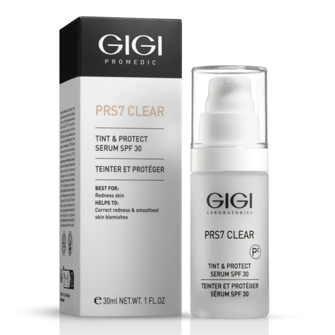 GIGI - PRS7 CLEAR - SERUM PROTECT & TINT SPF 30