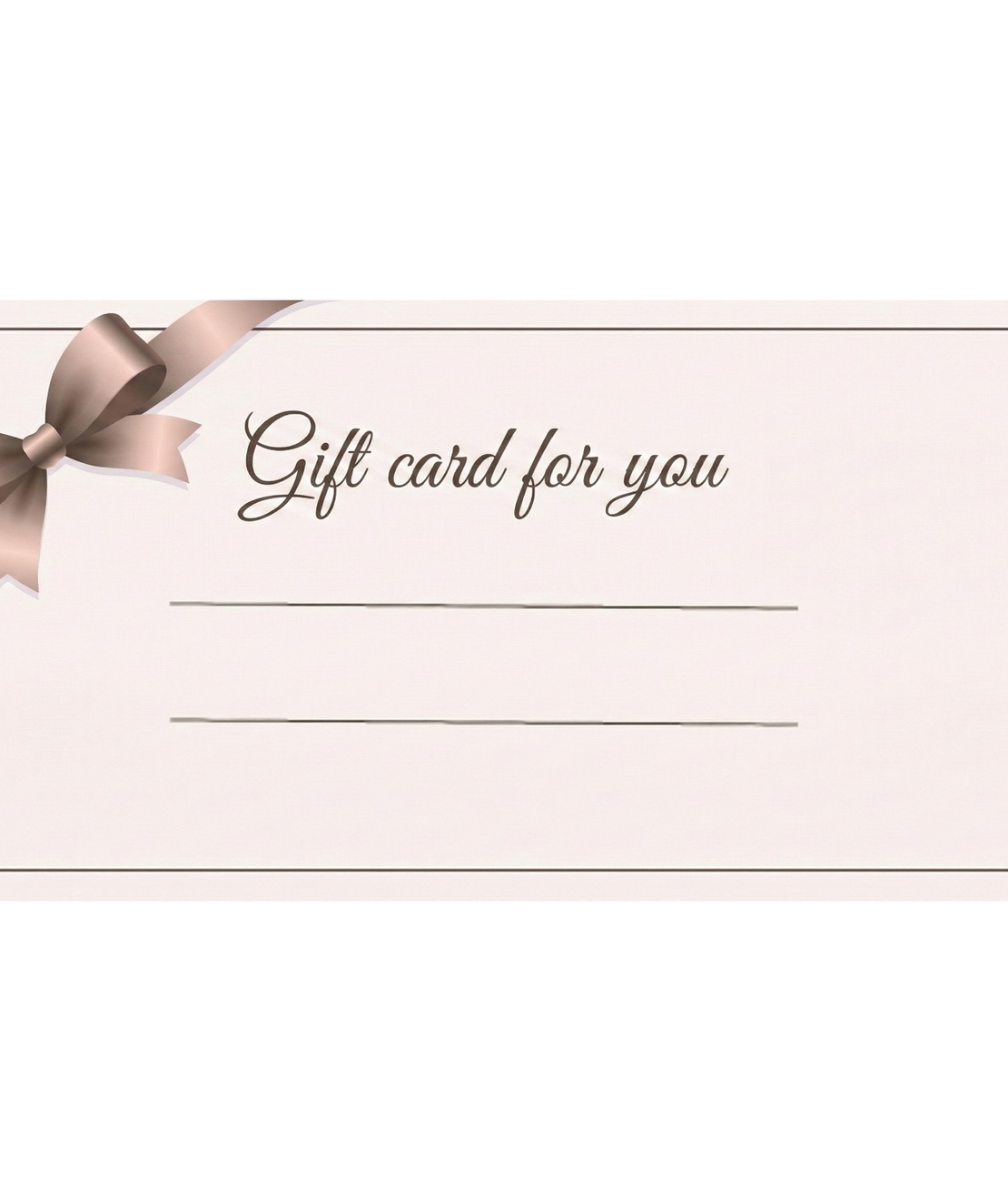 Gift Card - טיפול פנים קלאסי
