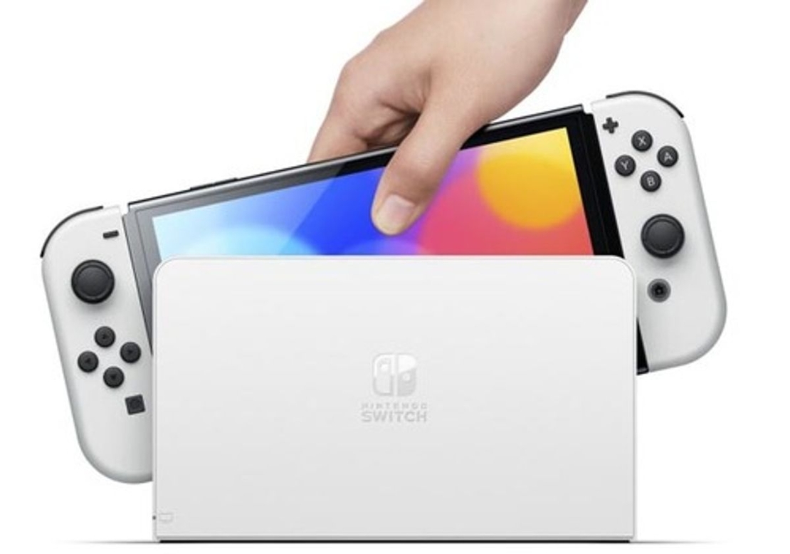 קונסולה נינטנדו לבן  Nintendo Switch OLED
