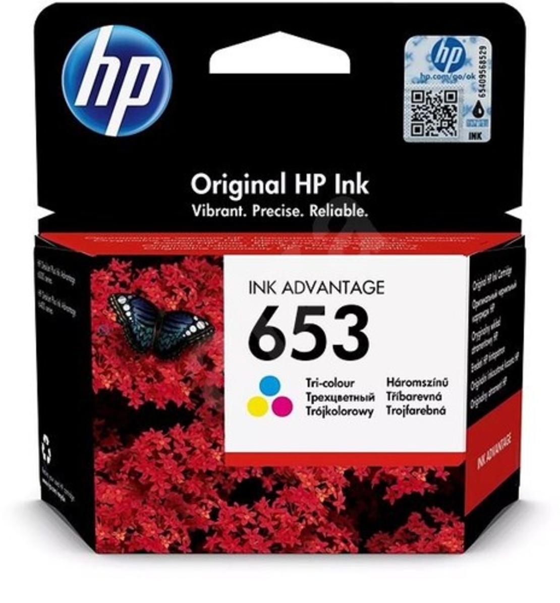 דיו צבעוני מקורי HP 653