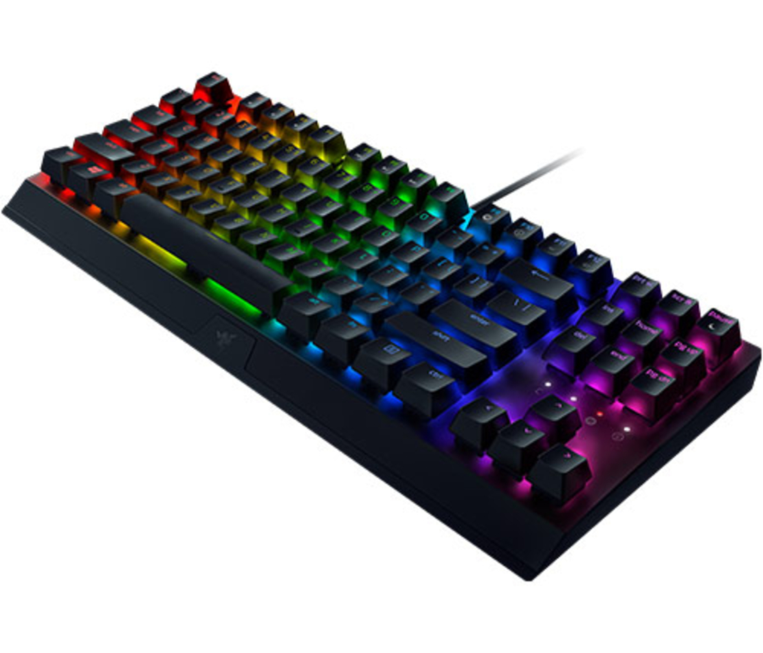 מקלדת גיימינג מכנית Razer BlackWidow V3 Tenkeyless Green Switch
