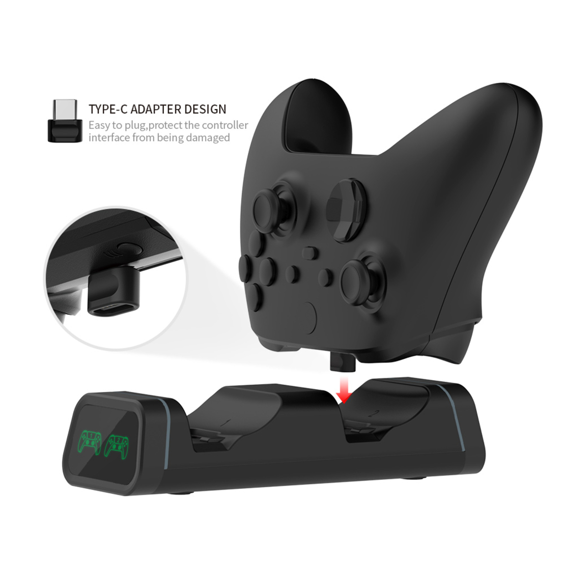 עמדת טעינה זוגית DOBE Charging DOCK Xbox S/One/S