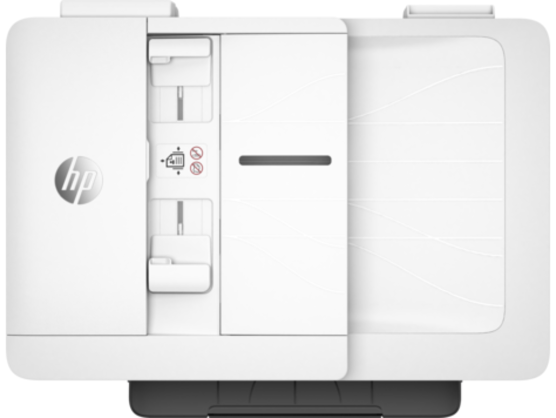 מדפסת משולבת אלחוטית בפורמט רחב HP Officejet Pro 7740