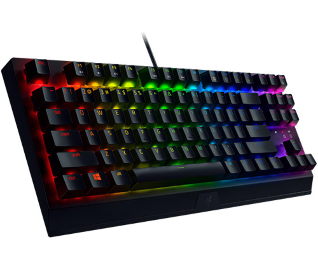 מקלדת גיימינג מכנית Razer BlackWidow V3 Tenkeyless Green Switch