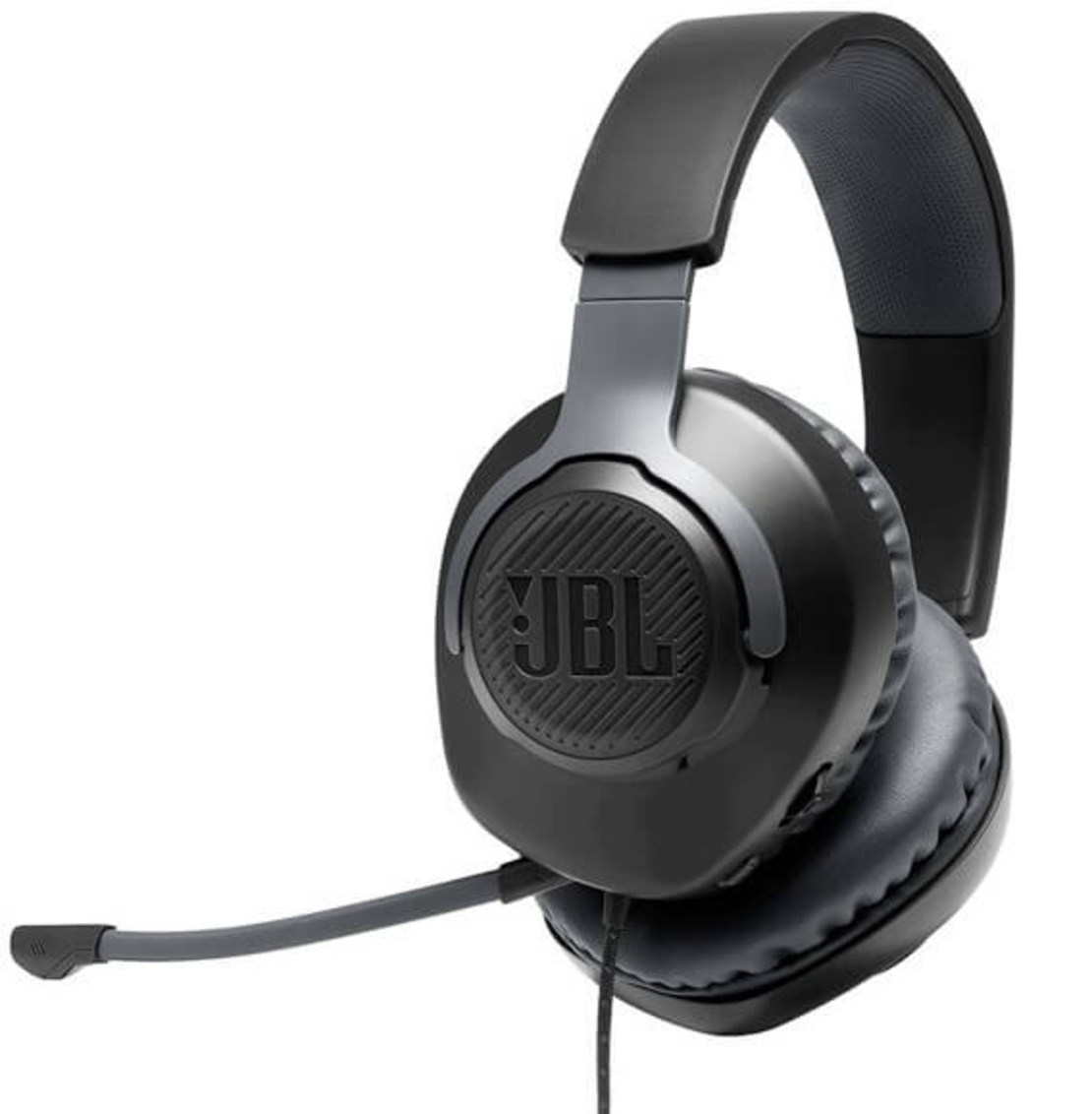 אוזניות גיימינג שחור JBL Quantum 100