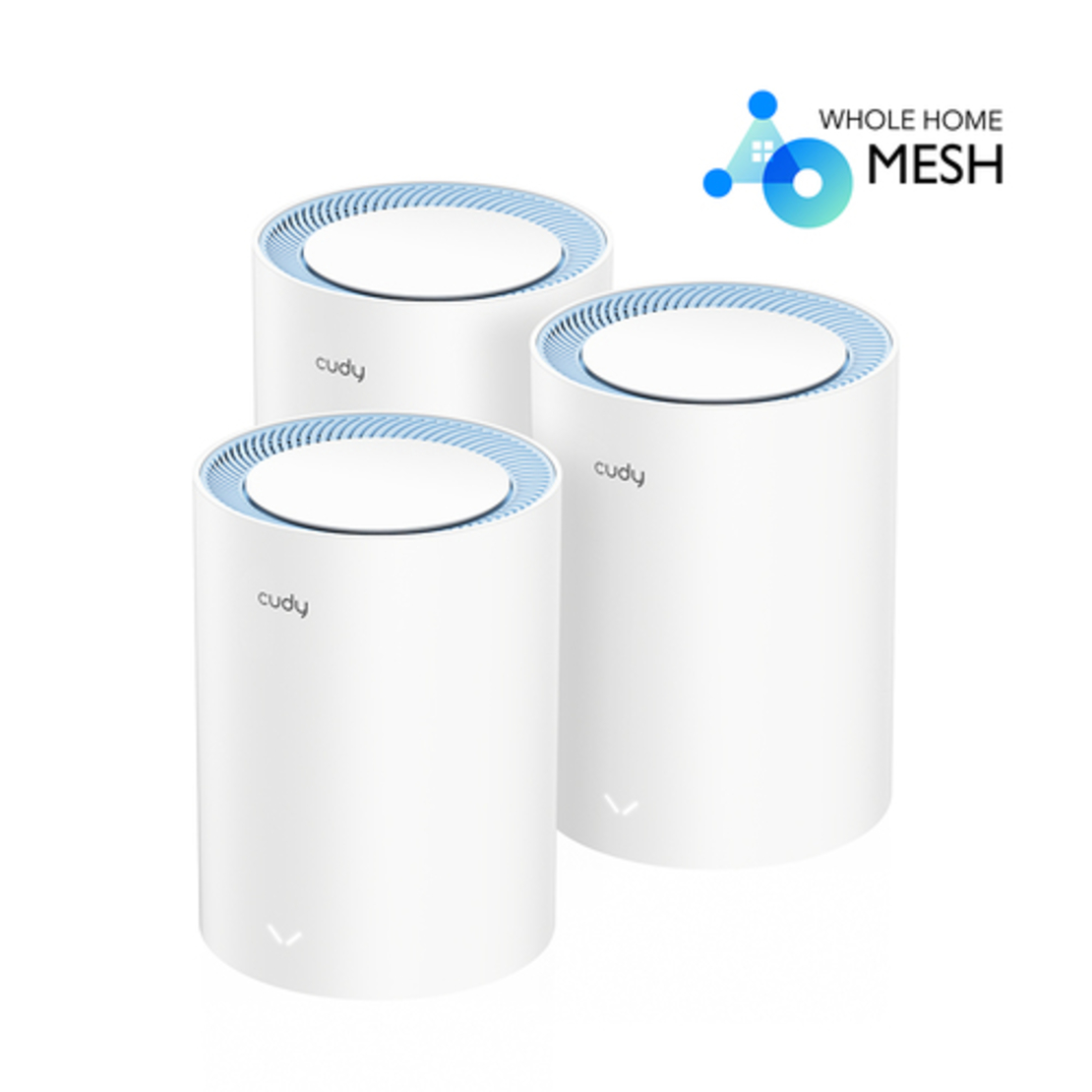 מגדיל טווח CUDY M1200 AC1200 Dual Band Whole Home Wi-Fi Mesh M1200(3-Pack)-IL