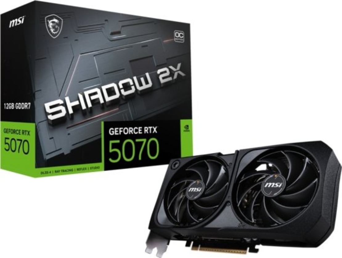 כרטיס מסך Nvidia GeForce RTX 5070 12G Shadow 2x OC