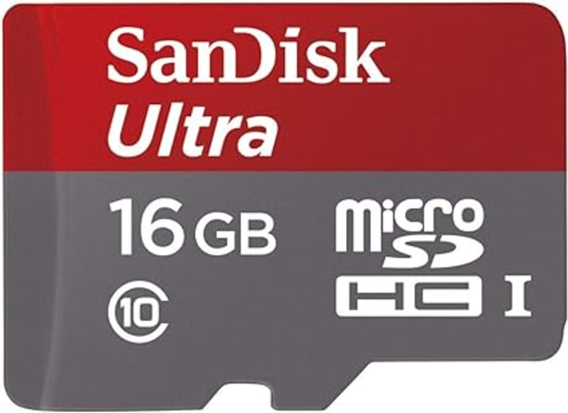 כרטיס זיכרון SANDISK ULTRA MICROSDHC/SDXC UHS-I MEMORY CARD 16GB 80MB