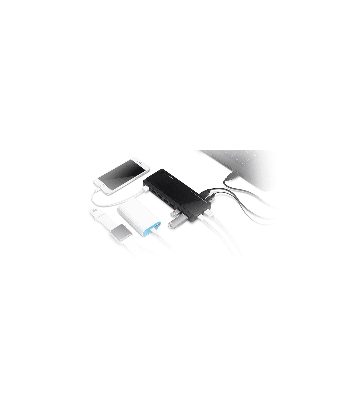 מפצל 7 יציאות + 2 יציאות לטעינה Tp-Link USB 3.0 UH720