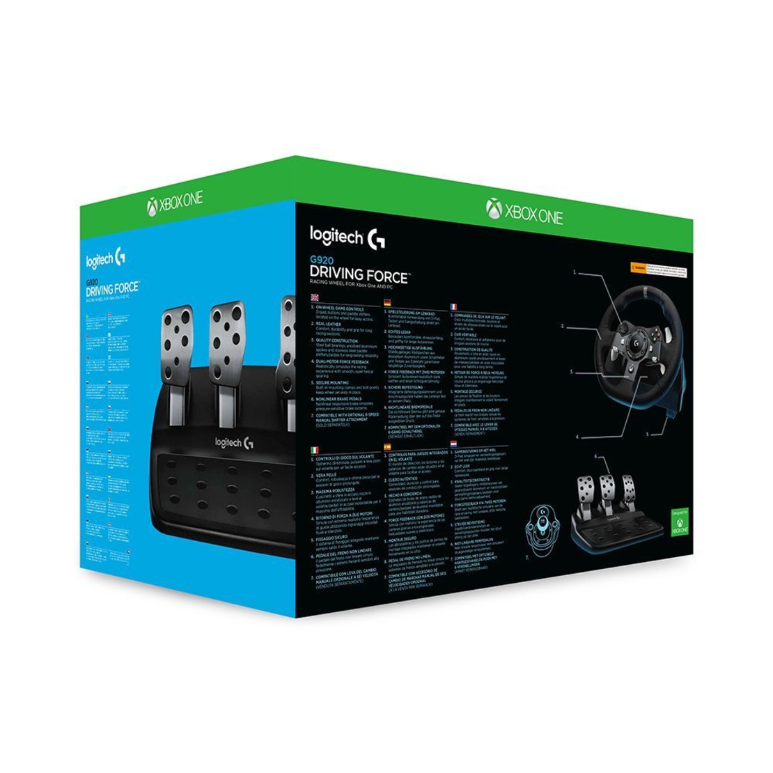 הגה מרוצים Logitech Driving Force G920 XBOX X/S/One/PC