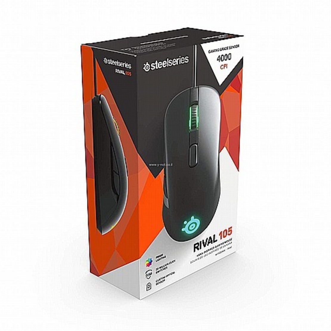 עכבר גיימינג אופטי SteelSeries Rival 105