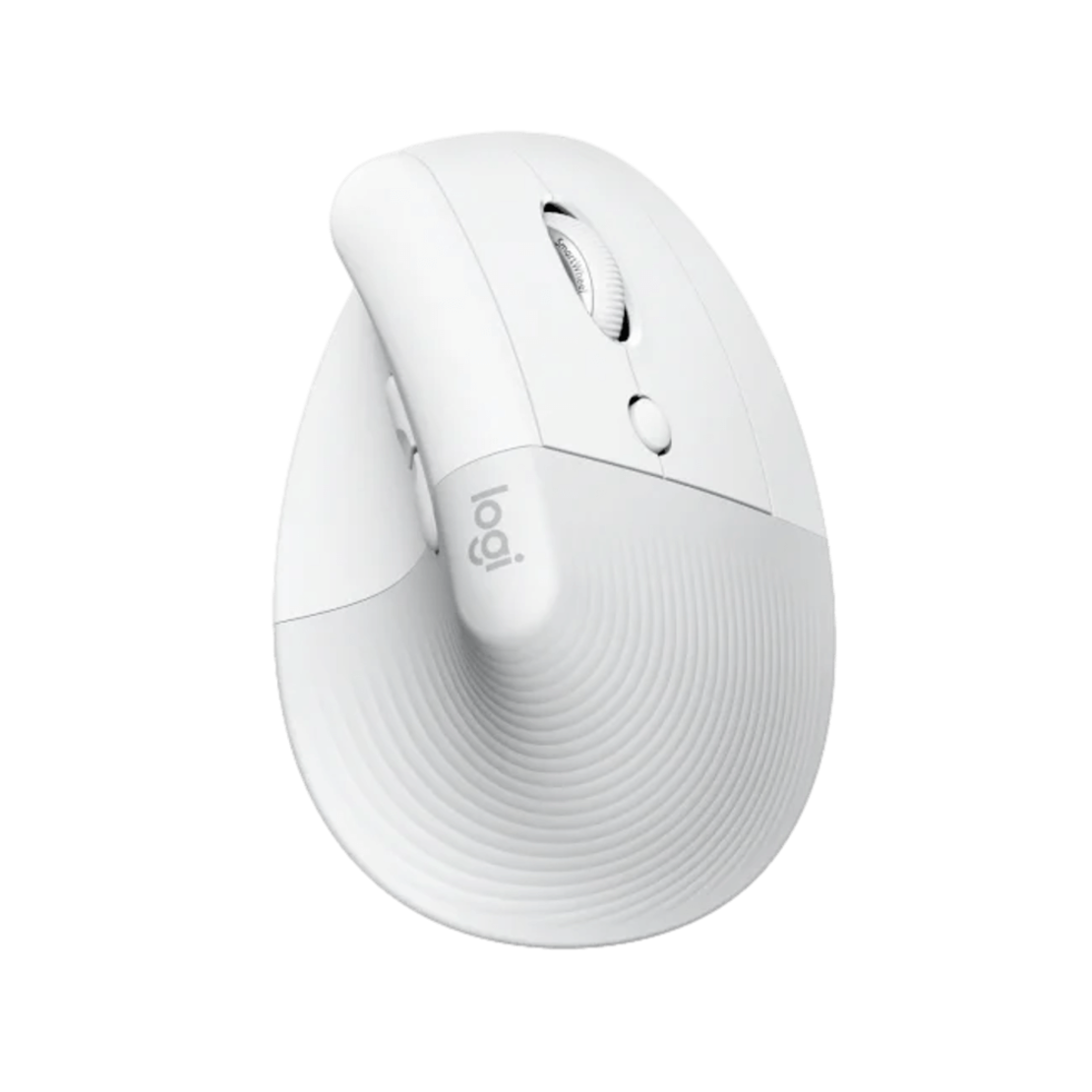 עכבר צבע אפור לבן Logitech Lift Vertical Ergonomic