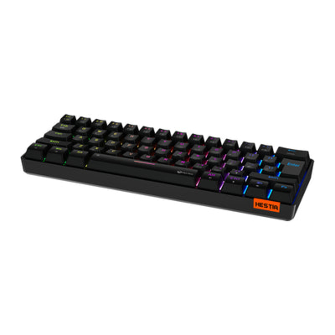 מקלדת Bluetooth עם מצב כפול 60%  Meetion MT-MK005BT Blue Switch