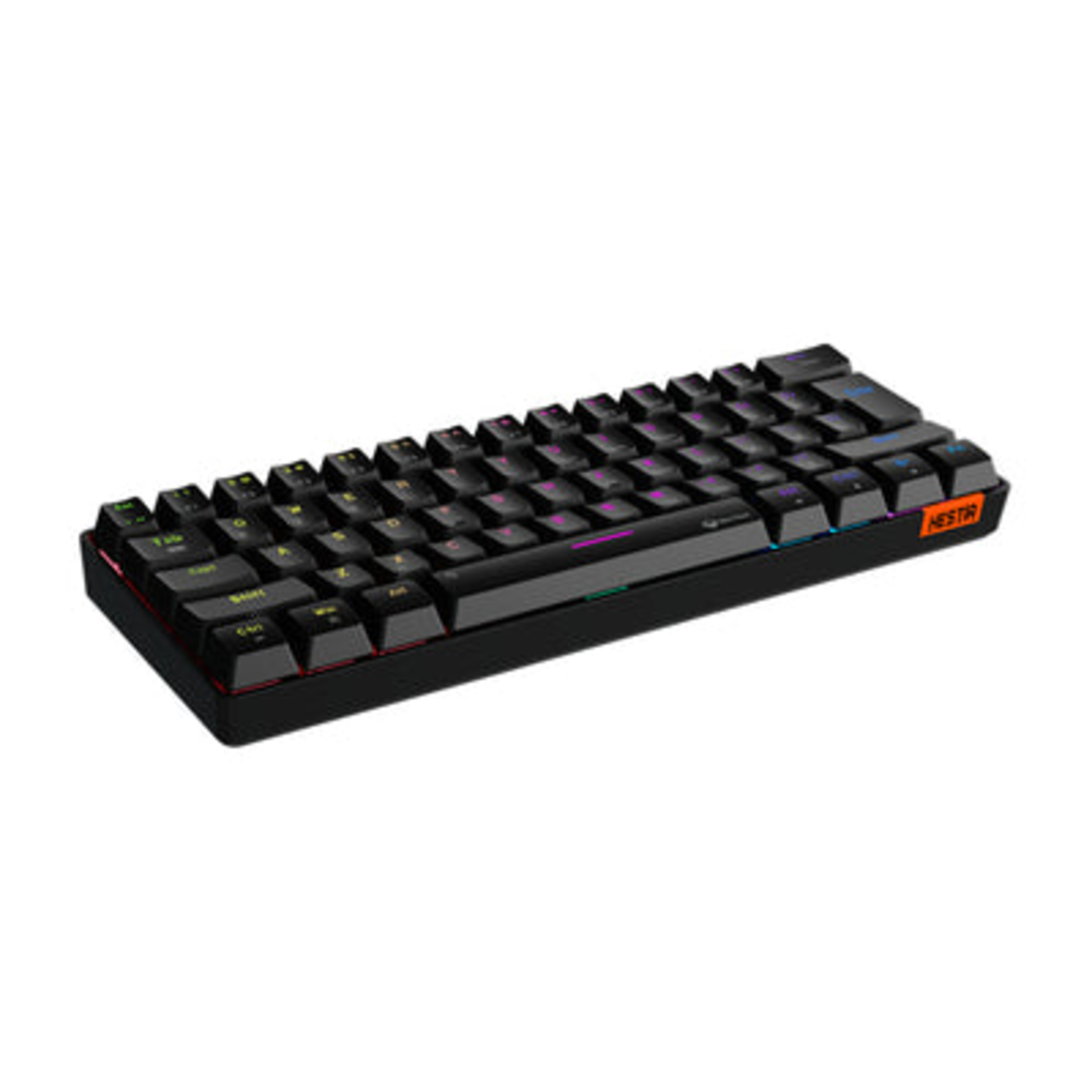 מקלדת Bluetooth עם מצב כפול 60%  Meetion MT-MK005BT Blue Switch