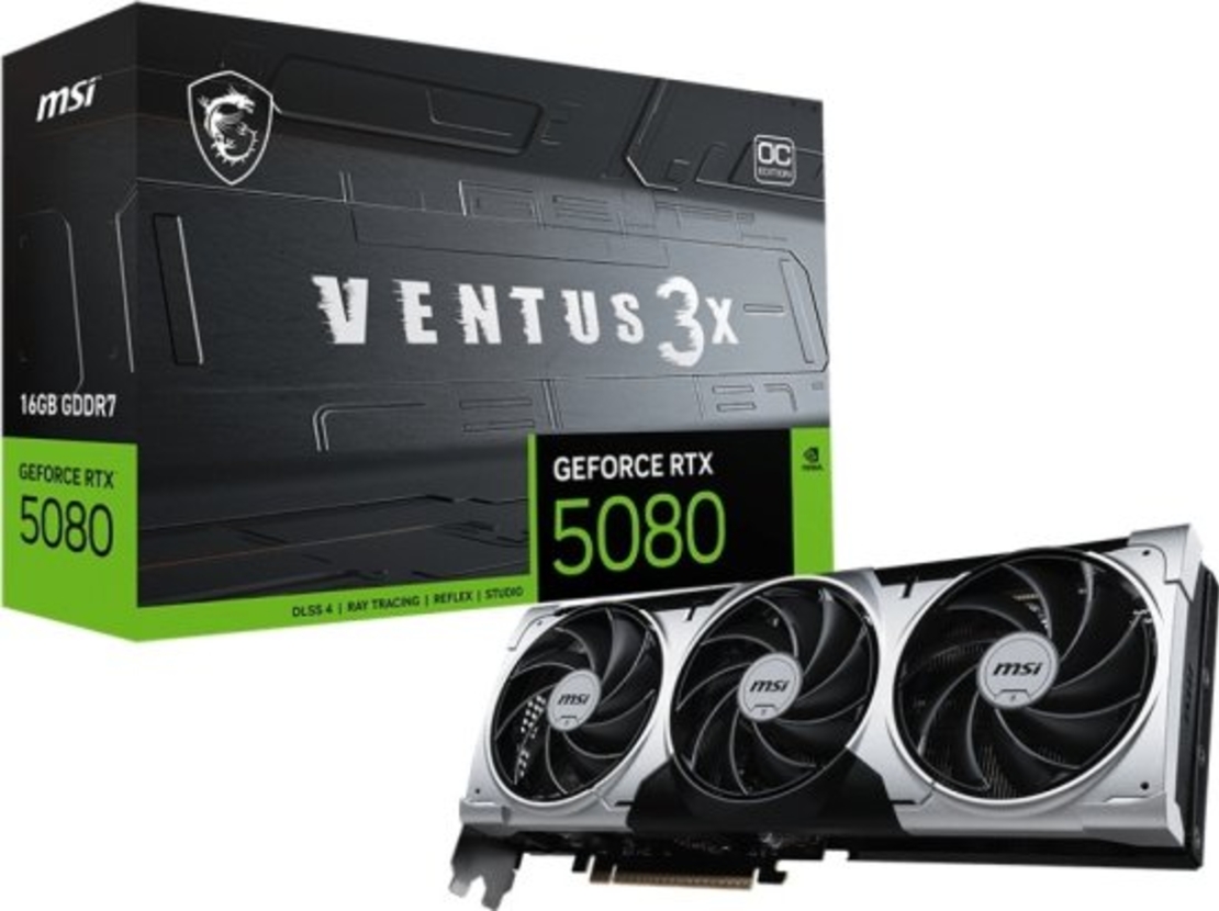 כרטיס מסך Nvidia GeForce RTX 5080 16G Ventus 3x OC