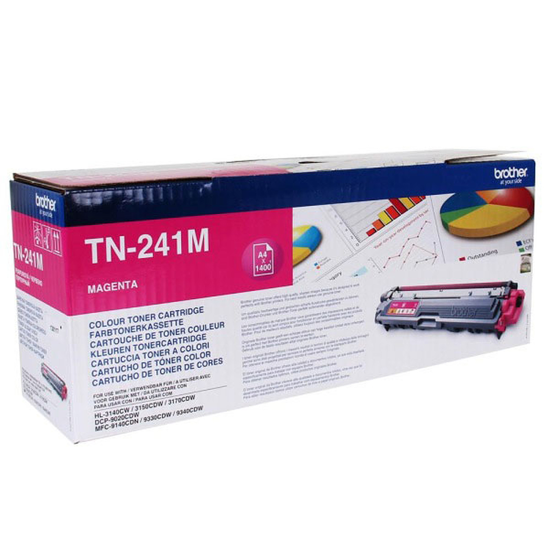 טונר אדום מקורי Brother TN-241M