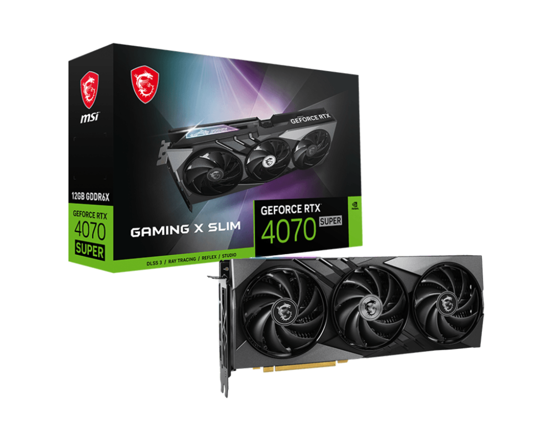 כרטיס מסך MSI GeForce RTX 4070 Super 12G Gaming X Slim