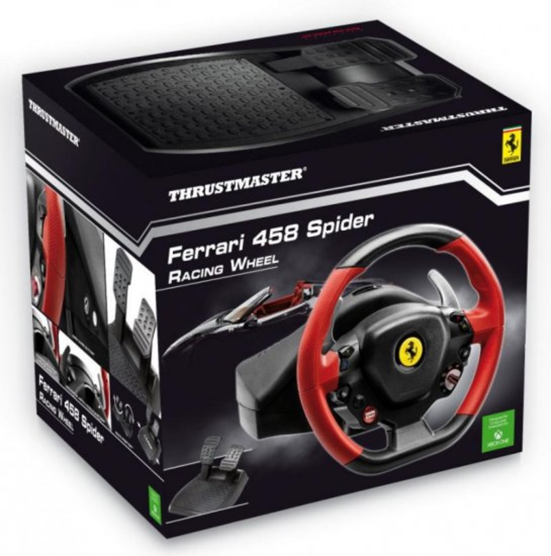הגה מירוצים עם דוושות Thrustmaster Ferrari 458 Spider PC/XBOX ONE