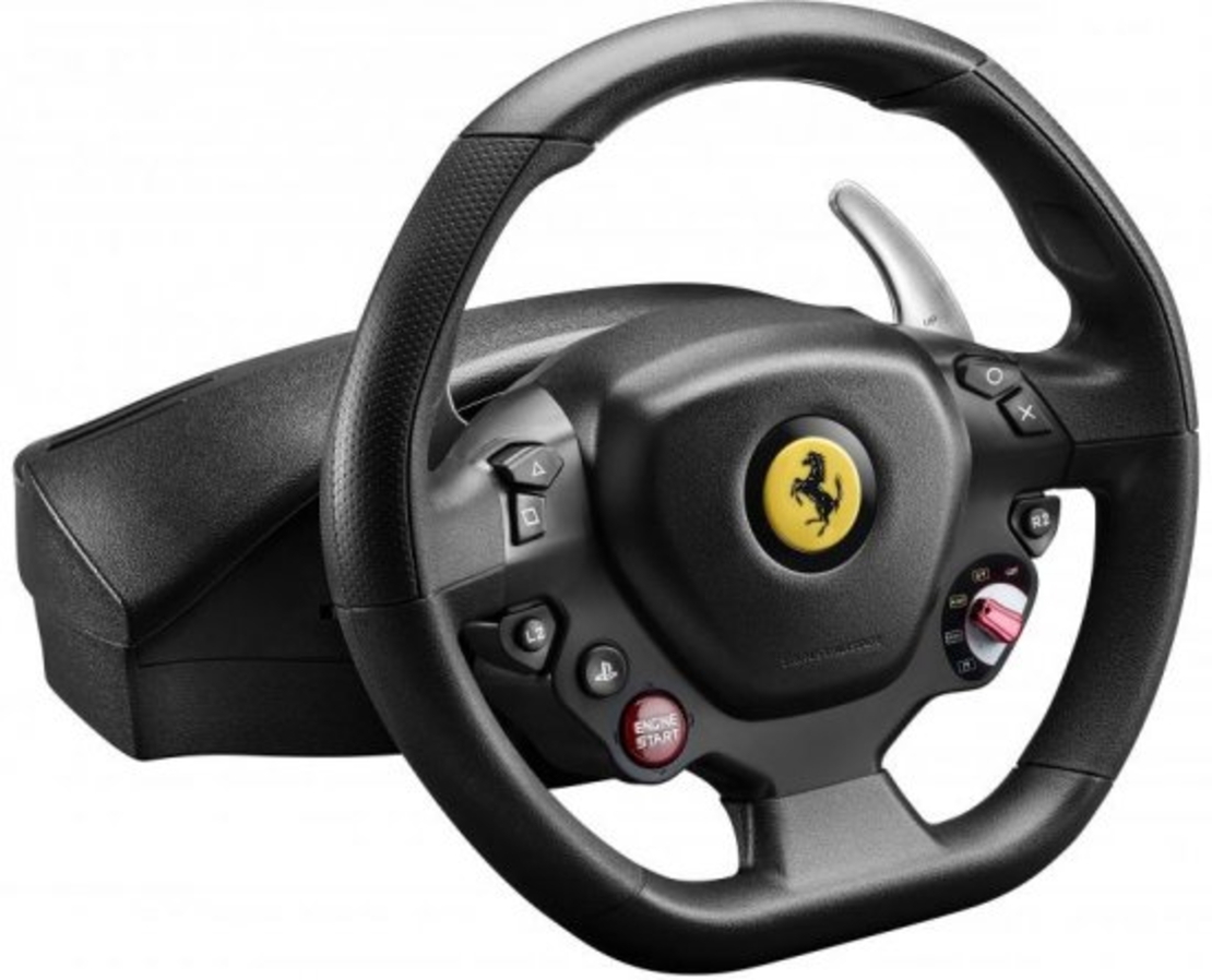 הגה מירוצים עם דוושות Thrustmaster T80 Ferrari 488 GTB Edition PC/PS4