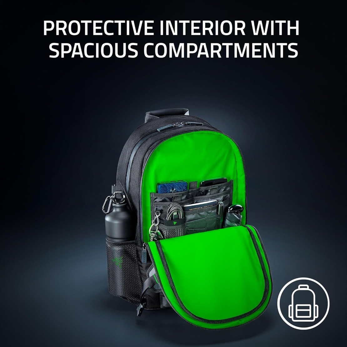 תיק גב למחשב נייד עד גודל 16 Razer Rouge 16 Backpack v3