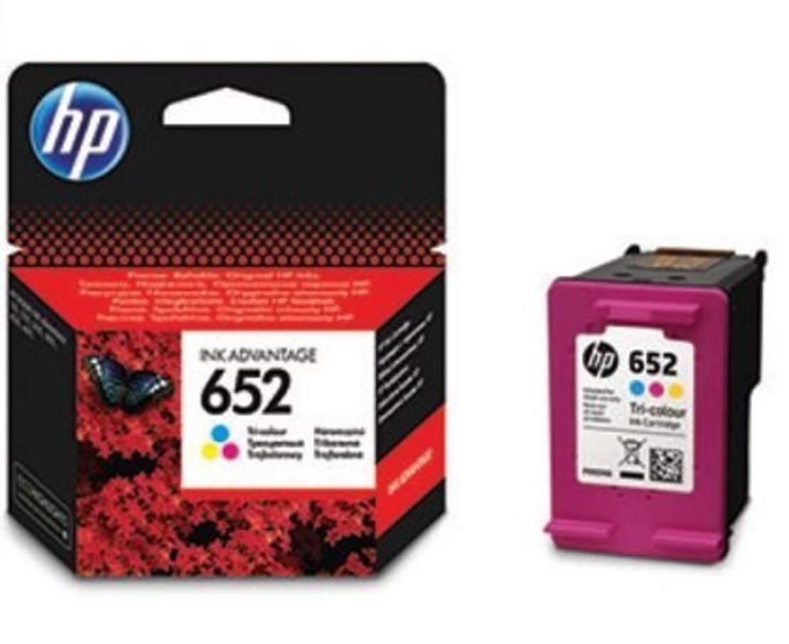 דיו צבעוני מקורי HP 652
