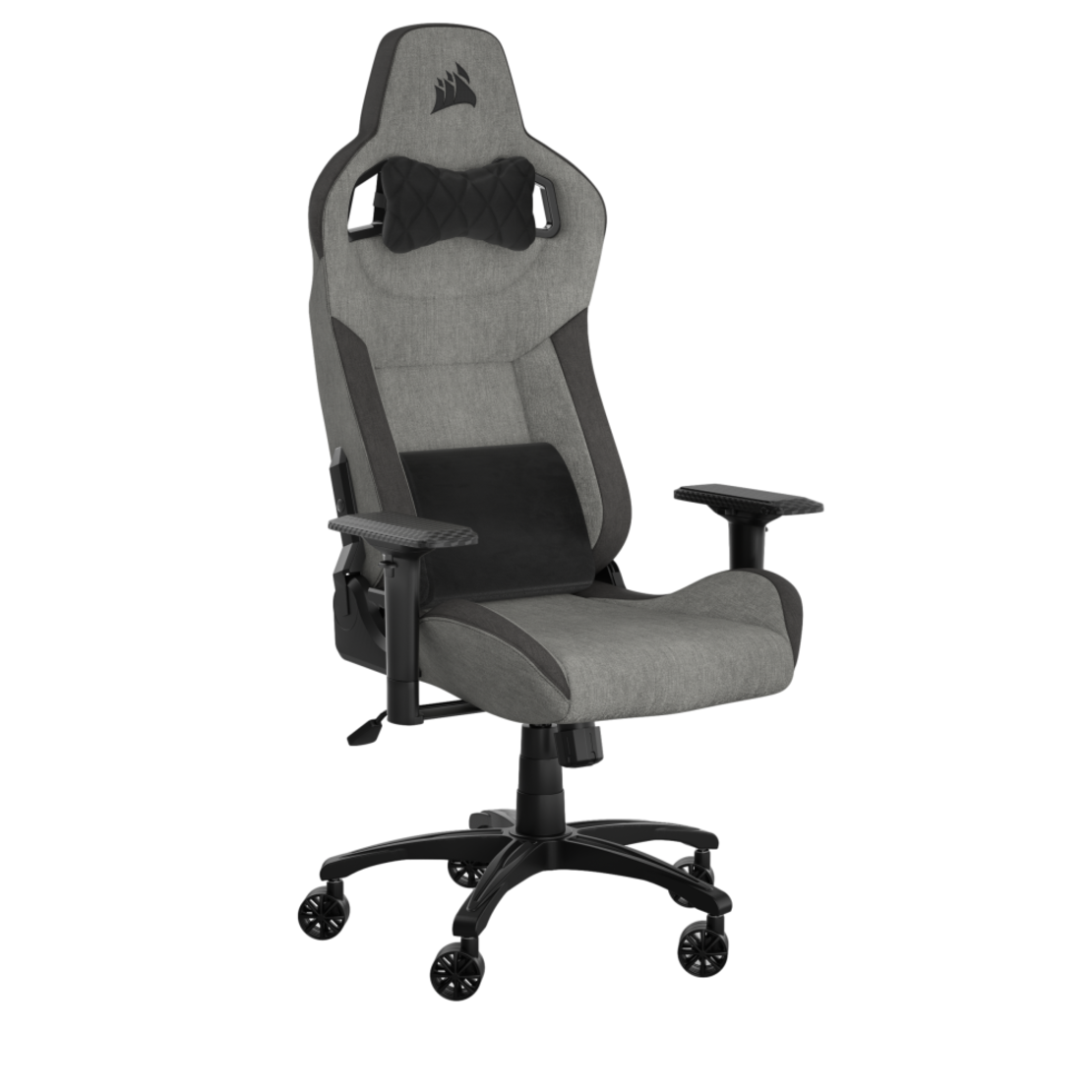 כסא גיימינג אפור פחם CORSAIR T3 RUSH Charcoal/Grey