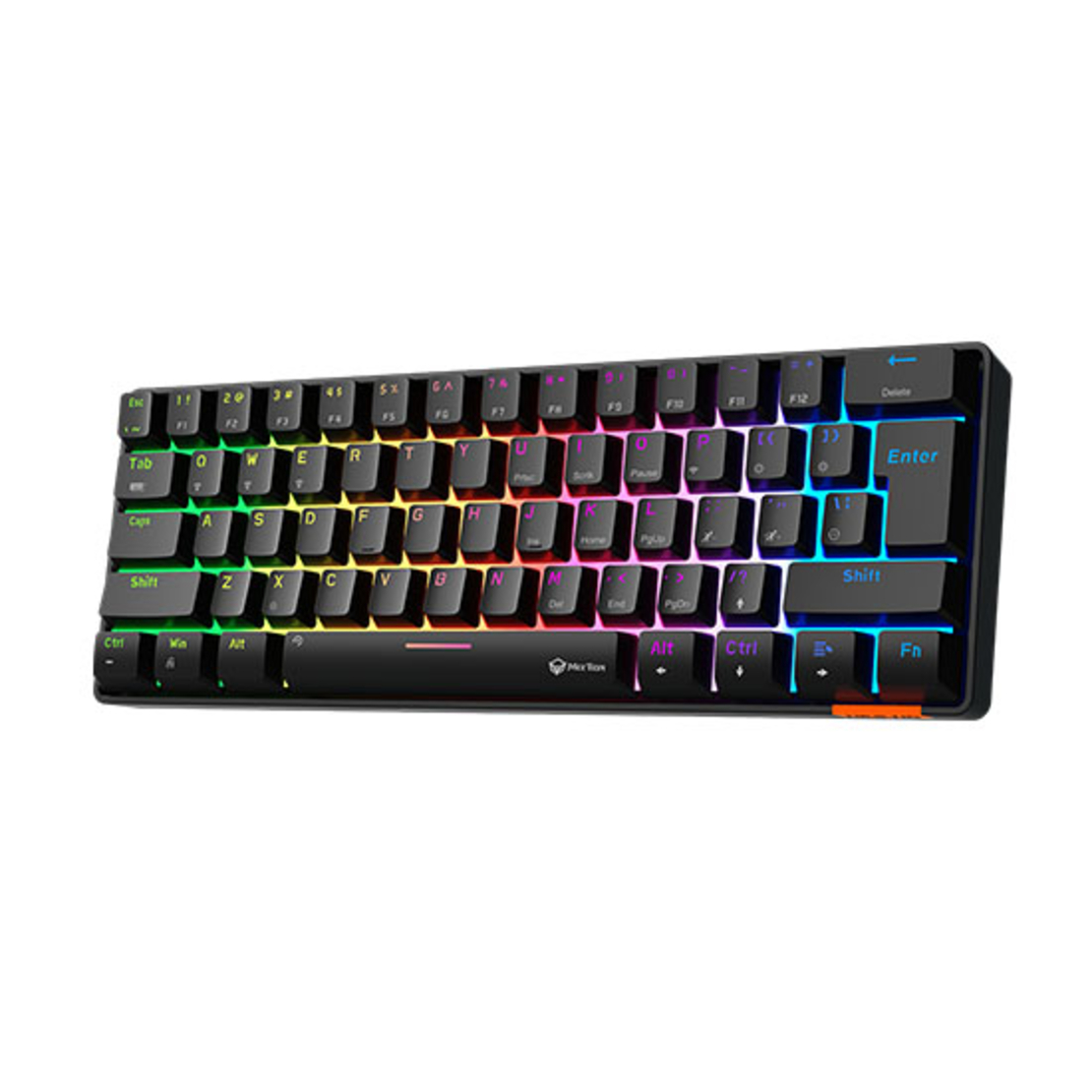 מקלדת Bluetooth עם מצב כפול 60%  Meetion MT-MK005BT Blue Switch