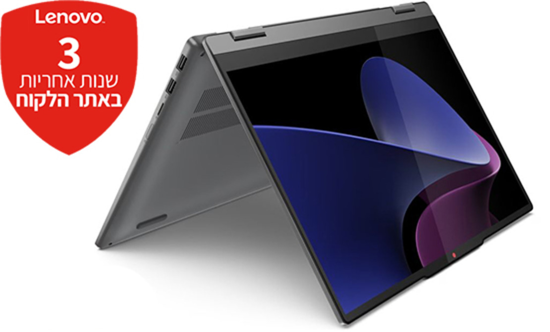 מחשב נייד Lenovo IdeaPad5 Flex Intel I5-13420H/16G/512GB SSD/14.0 Inch Touch 83KX001NIV