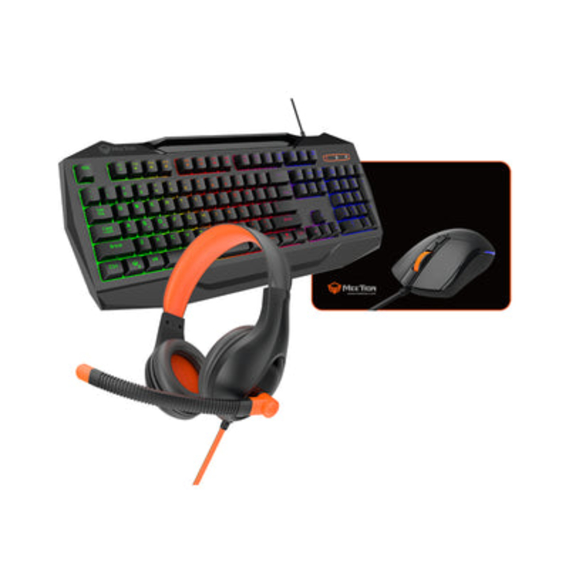 סט גיימינג Meetion C490 4In1 Mouse/Keyboard/Headset/Mouse Pad