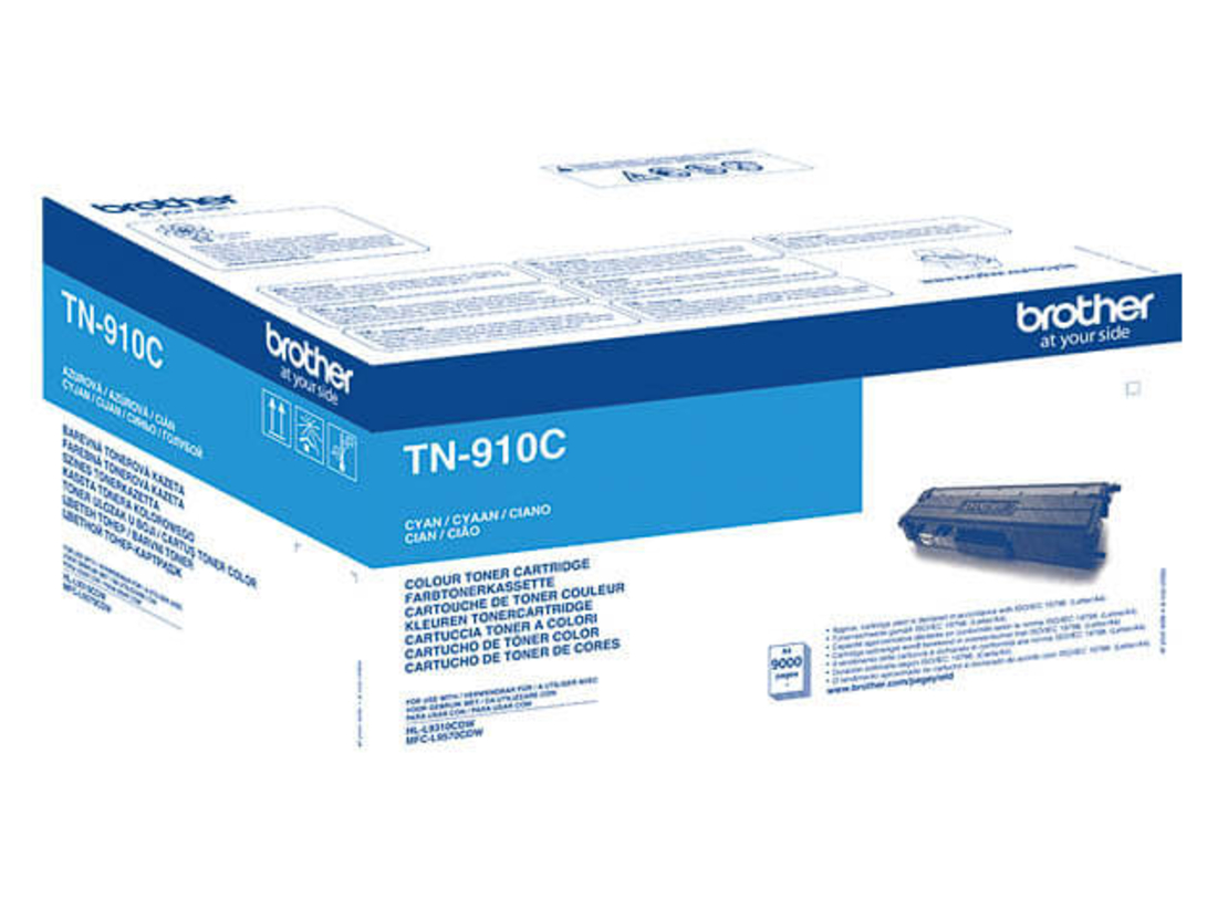 טונר כחול מקורי Brother TN-910C