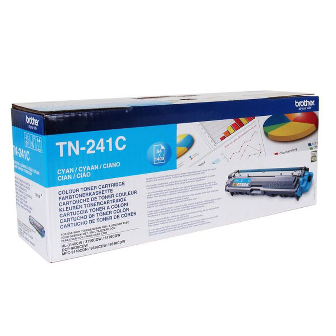 טונר כחול מקורי Brother TN-241C