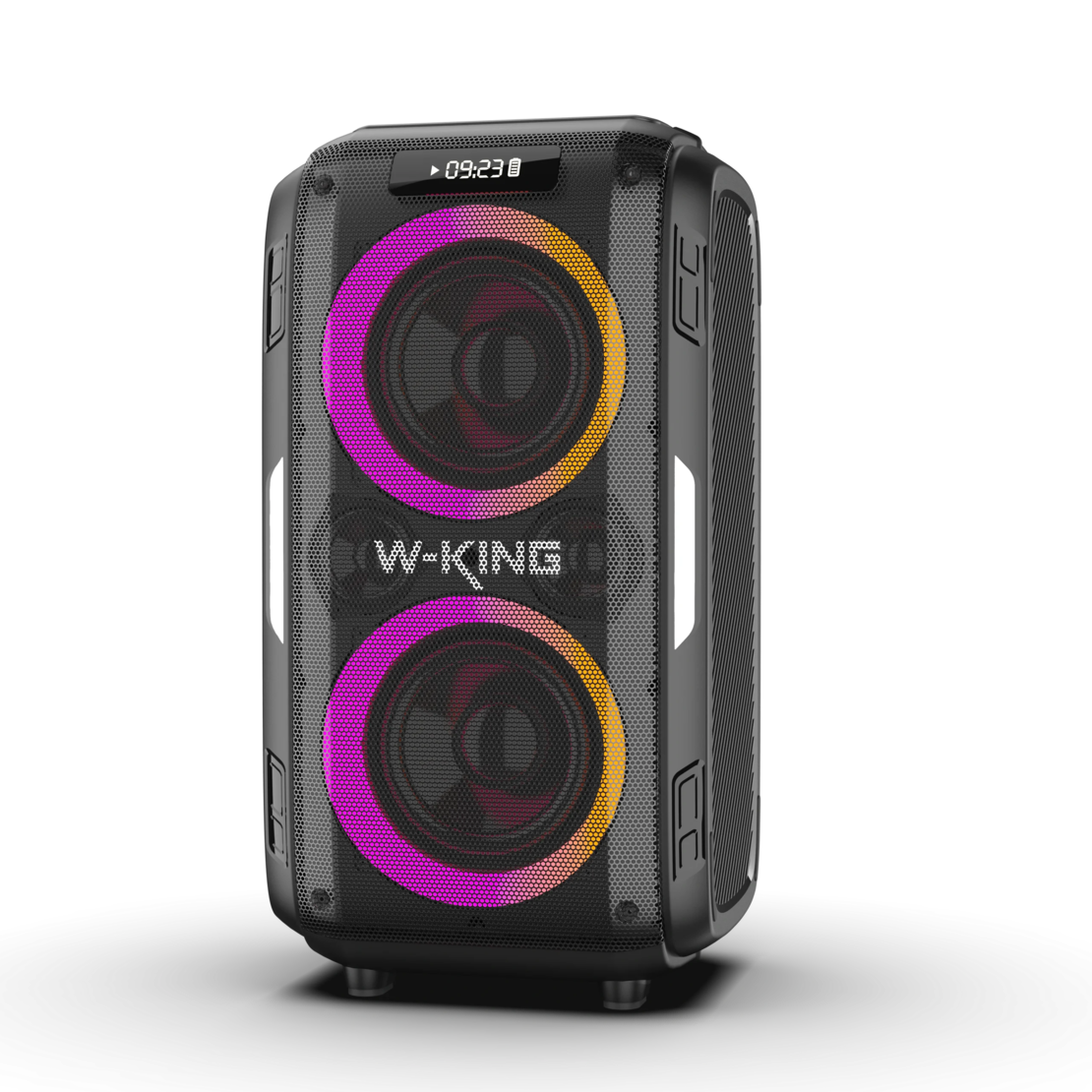 בידורית + 2 מיקרופונים W-KING T9 PRO 120W