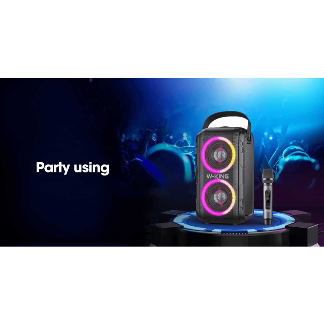 בידורית קריוקי עוצמתית W-KING T9 80W