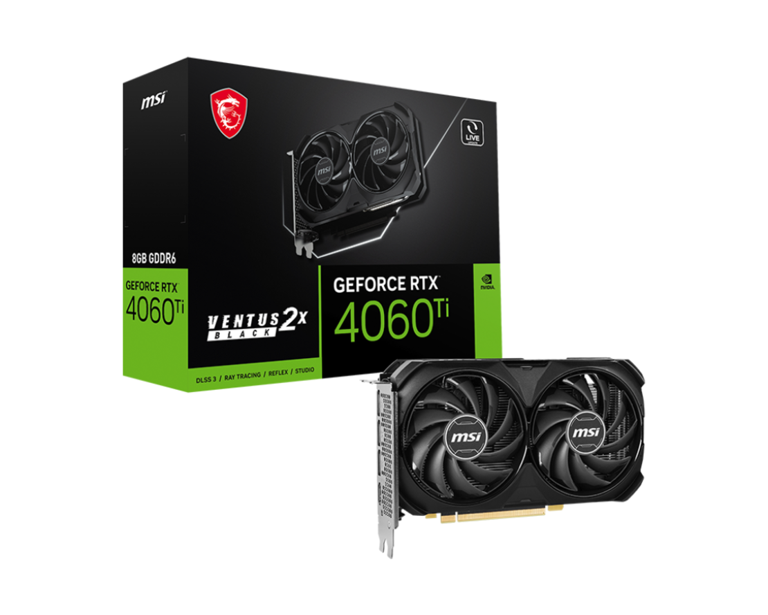 כרטיס מסך MSI GeForce RTX 4060Ti VENTUS 2X 8G OC
