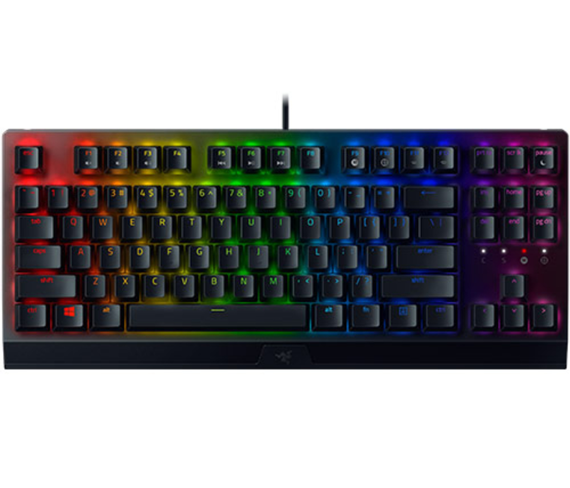 מקלדת גיימינג מכנית Razer BlackWidow V3 Tenkeyless Green Switch
