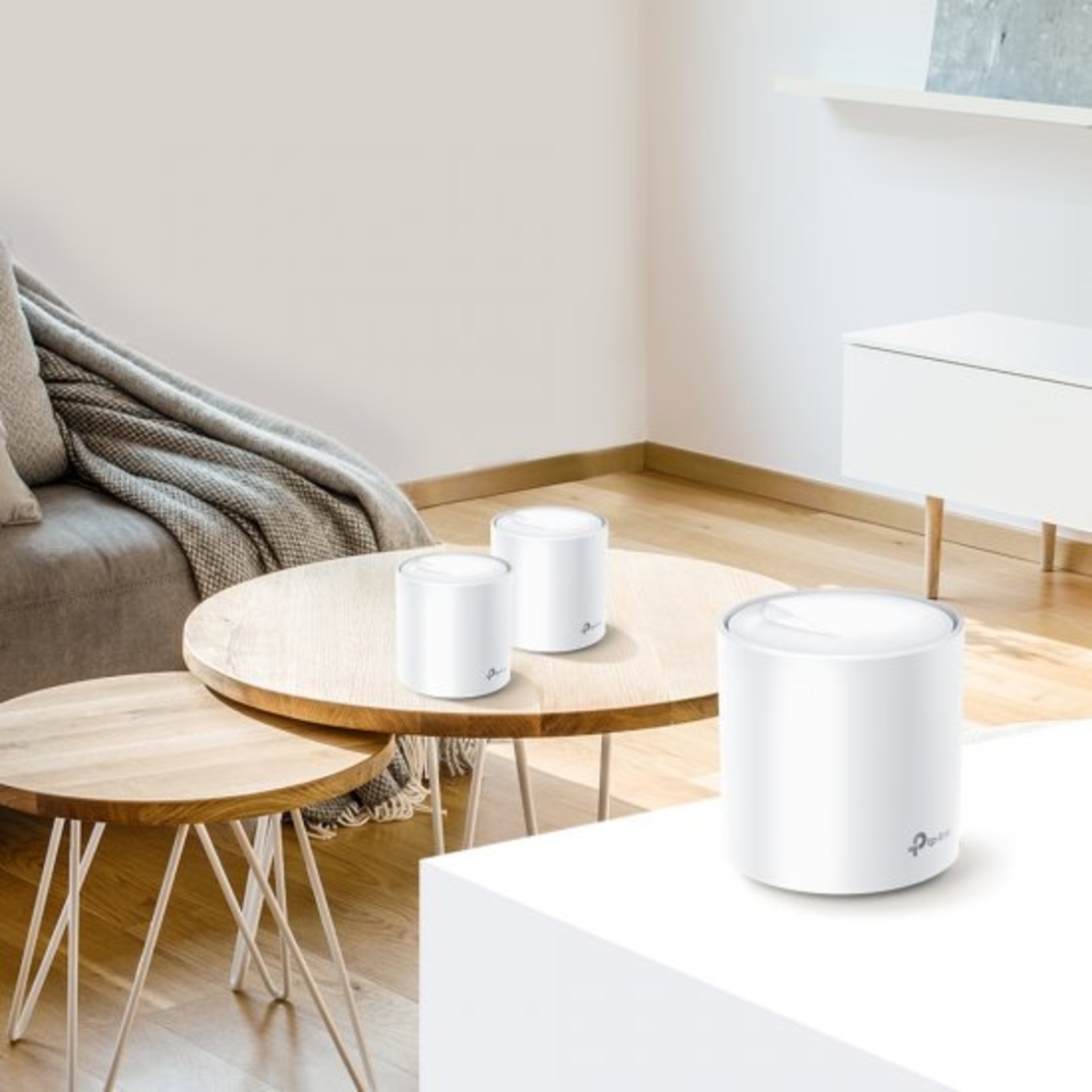 מגדיל טוח 2 יחידות TP-Link AX3000 Mesh Wi-Fi 6 System Deco X60
