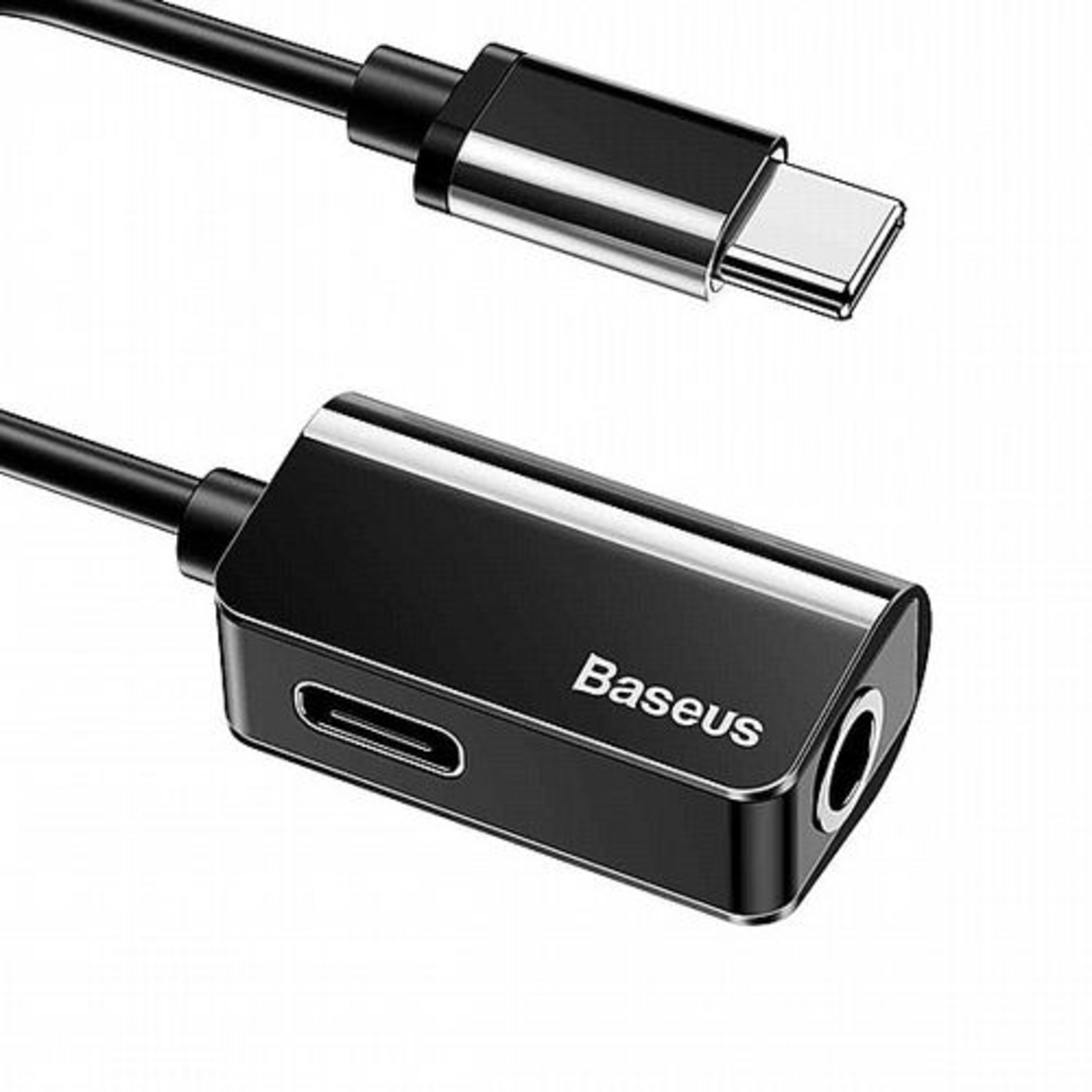 מתאם טעינה ושמיעת מוזיקה Baseus Type-C 3.5mm Adapter L40