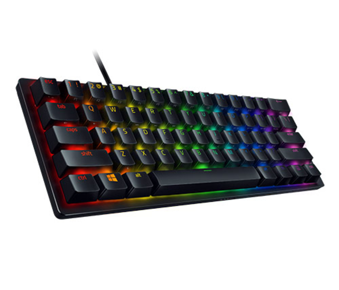מקלדת גיימינג מכנית Razer Huntsman Mini Clicky Purple Switch