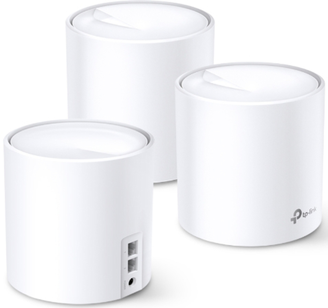 מגדיל טוח 3 יחידות TP-Link AX1800 Mesh Wi-Fi 6 System Deco X20