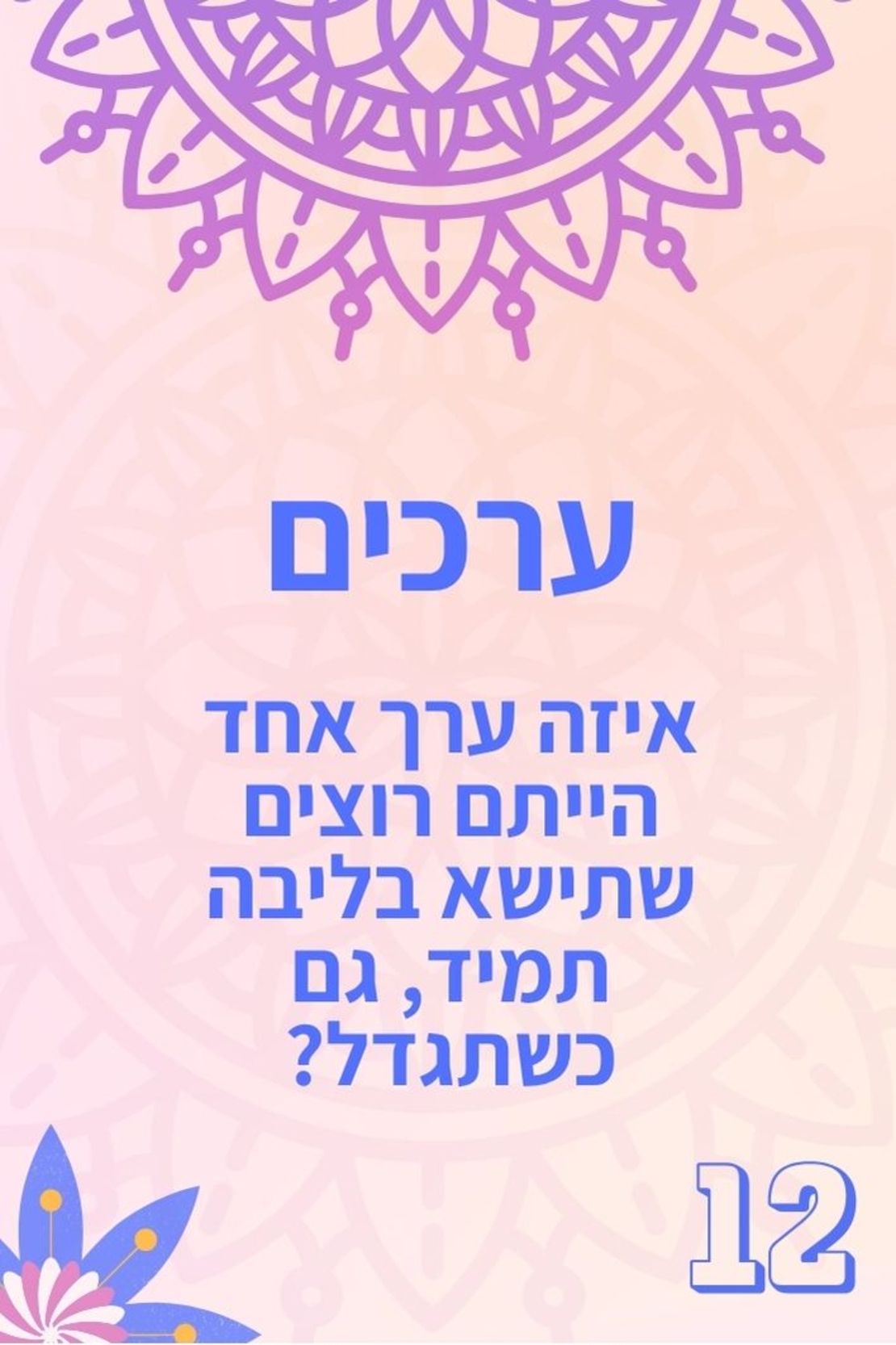 לבת המצווה  12