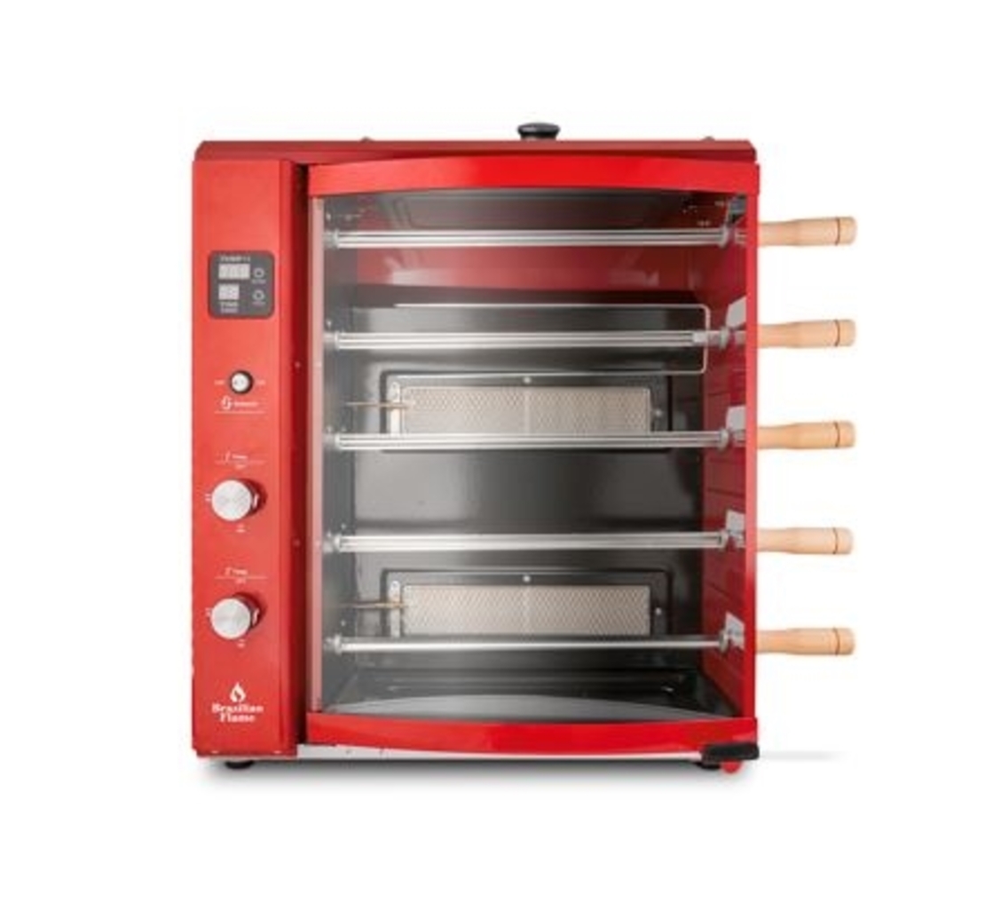 גריל שיפודים ברזילאי BRAZILIAN FLAME 5B (אדום)