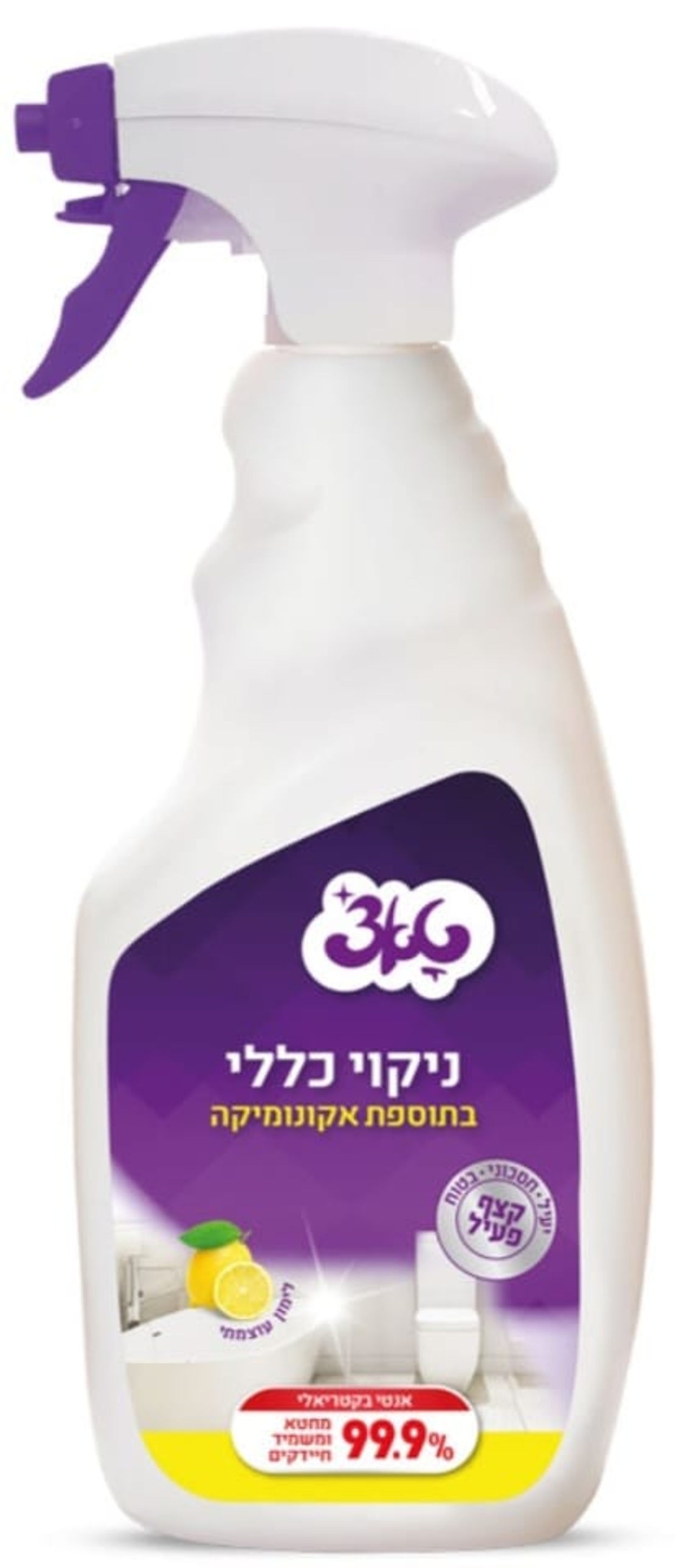 ספריי ניקוי כללי בתוספת אקונומיקה
