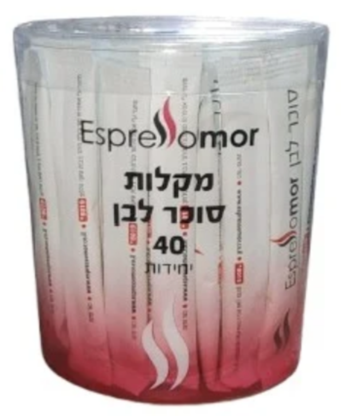 40 מקלות סוכר לבן במארז מהודר