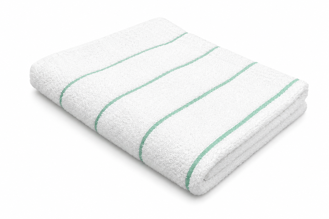 מגבת גוף Welspun soft פס ירוק