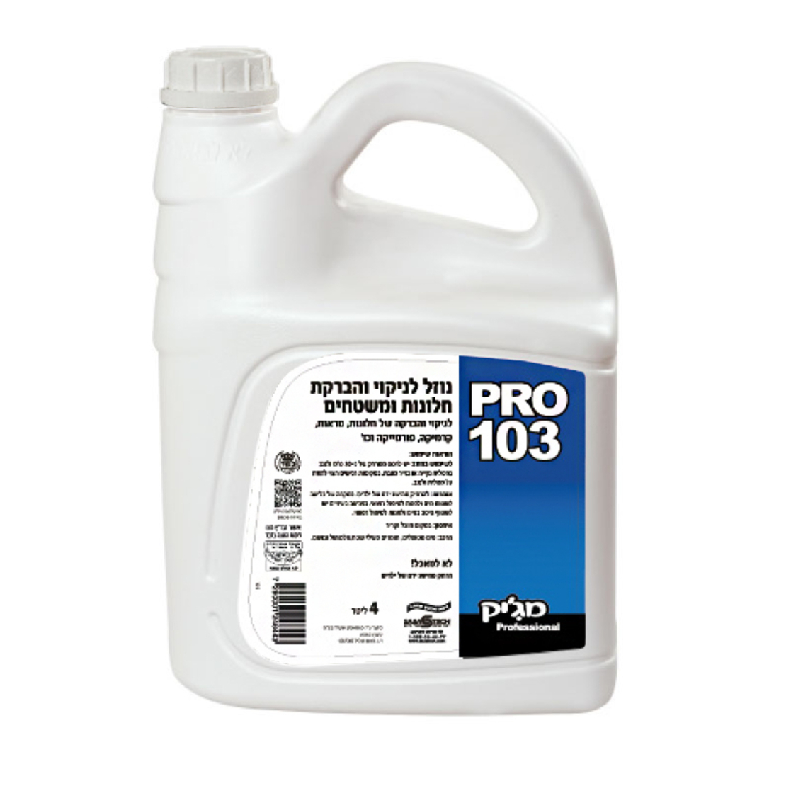 pro 103 - נוזל חלונות- 4 ליטר