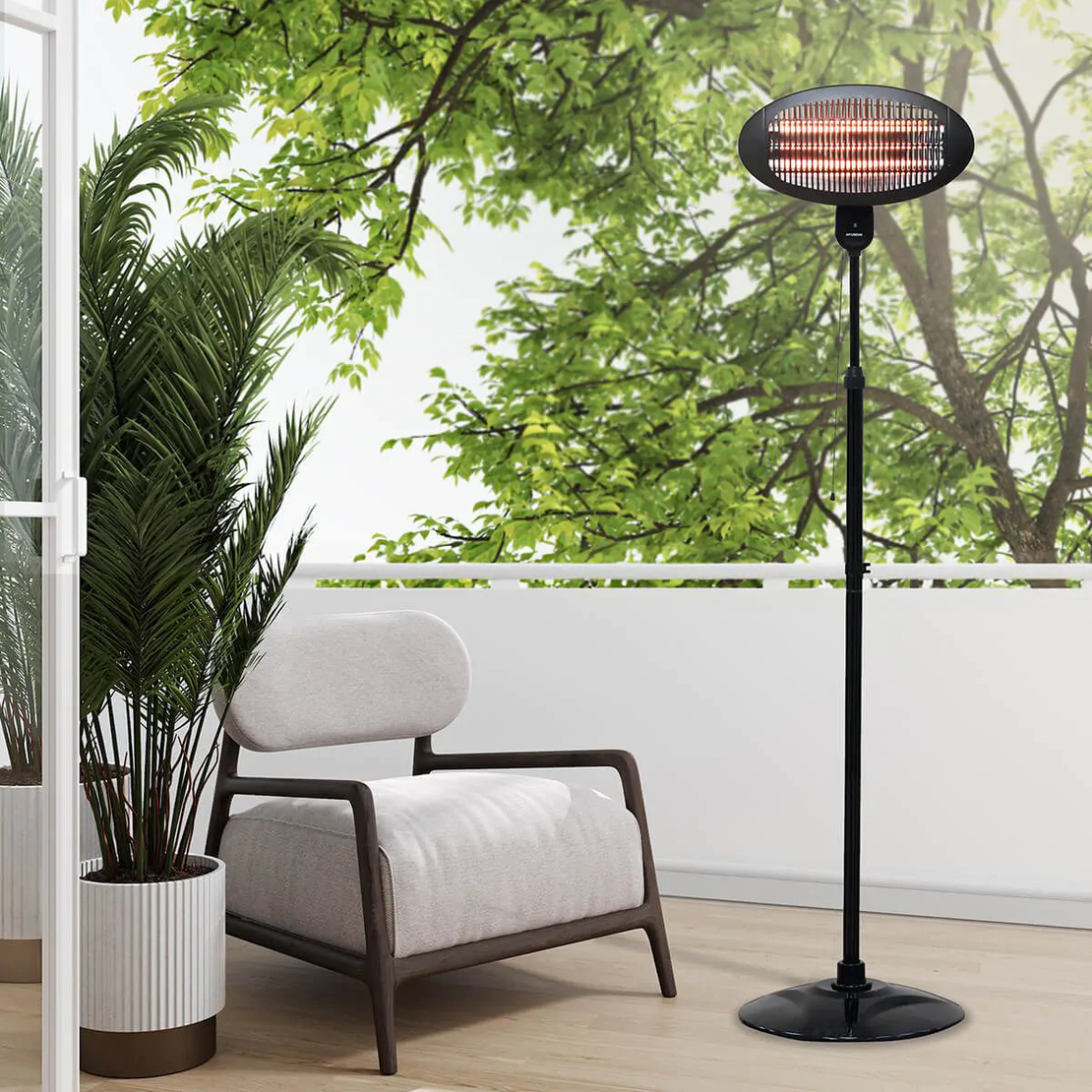 תנור עמוד קוורץ 2000W